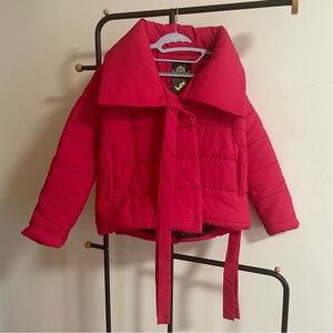 Rising Fusion Pink Women's Puffer Jacket UK S